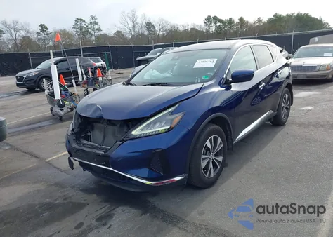 2020 Nissan Murano S Intelligent Awd from USA, damaged, VIN 5N1AZ2AS0LN136251